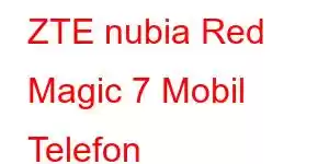 ZTE nubia Red Magic 7 Mobil Telefon Xüsusiyyətləri