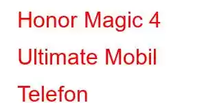 Honor Magic 4 Ultimate Mobil Telefon Xüsusiyyətləri