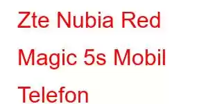 Zte Nubia Red Magic 5s Mobil Telefon Xüsusiyyətləri